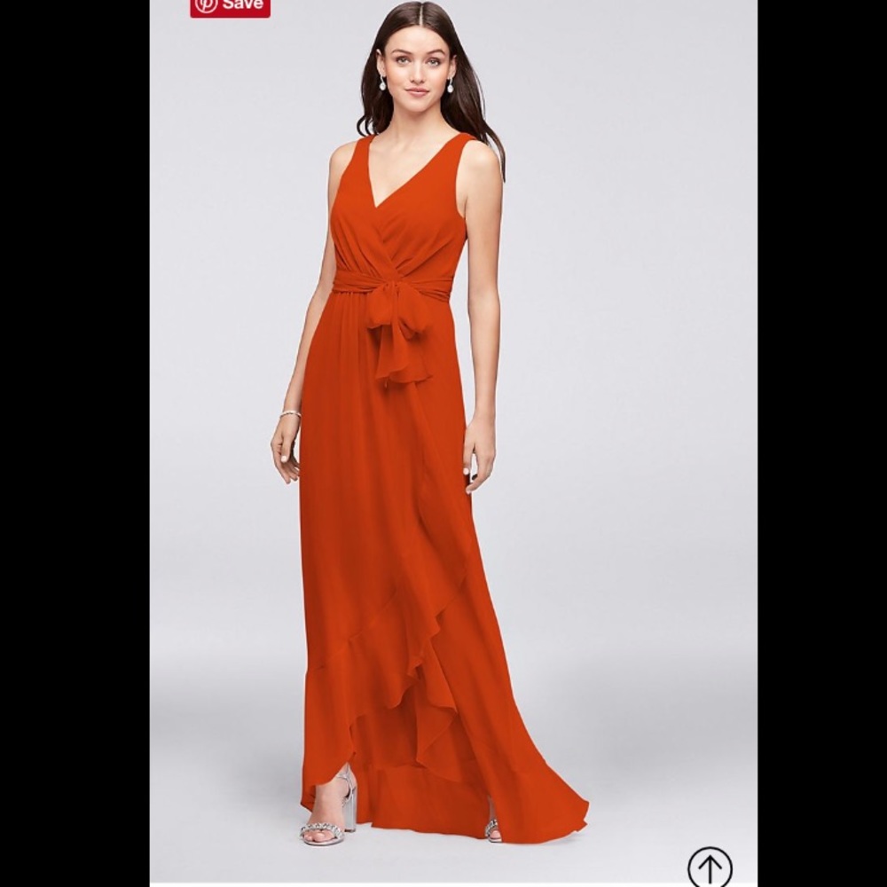 David’s Bridal bridesmaid dress in Sienna